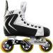 Alkali Hockey Lite Youth Adjustable Inline Roller Hockey Skate, Black, Small 11-1