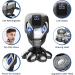 7D Electric Rotary Head Shaver for Bald Men Cordless USB Rechargeable Wet Dry Razor with Nose Hair Trimmer and Sideburns - Buy Online on GoSupps.com