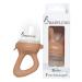 BABYLEDO Baby Fruit Pacifier with Teething Ring for Fruit and Vegetables Baby Teething Aid (Fox - Brown) Fox - Brown