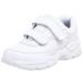 Apex Men's Double 2 Strap X Last Active Walkers Shoes Sneakers Arthritis Diabetic Plantar Fasciitis (White Leather Numeric_10)