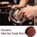 FILFEEL Shaving Soap Bowl | Premium Oak Cup Mug for Men | Perfect Shaving Tool for Smooth Cleansing Foam - Buy Online on GoSupps.com