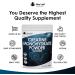 100% Pure Micronized Creatine Monohydrate Powder - 150g | Pre & Post Workout Supplement for Physical Performance | UK Made by New Leaf | Includes Scoop - Buy Online on GoSupps.com