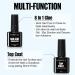 TOMICCA Gel Nail Glue Set - Super Strong Brush On Nail Glue & No Wipe Top Coat Kit for Acrylic Nails - UV/LED Lamp Cure Required - 2PCS 8ml Nail Glue & Top Coat - Buy Online on GoSupps.com