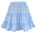 LAEMILIA Women's Floral Print Flared Mini Skater Skirt - Light Blue - Buy Online on GoSupps.com