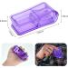 Pill Cutter Portable 2-in-1 Pill Splitter with Storage - Purple - Buy Online on GoSupps.com