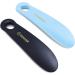 ZOMAKE Plastic Shoe Horn - Travel Shoe Horn for Men, Women, Seniors & Kids - Boot Shoehorn in Black and Blue - Shoe Spoon - Shoe Helper - Buy Online on GoSupps.com