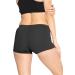 Stretch is Comfort Women's & Plus Size Nylon Booty Shorts | XS-3X | 2.5 Inseam | Black - Buy Online on GoSupps.com