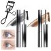 Amewix Mascara Judy Doll Mascara Judy Doll Iron Wand Mascara 3D Curling Eyelash Iron Mascara with Eyelash Curler High Elastic Brush Long-Lasting Nourishing Formula (ALL)