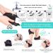 Pinkiou Heel Protectors - 2PCS Gel Heel Cups for Plantar Fasciitis Relief & Blister Prevention - Black (Size L, 6-11 Women & 6-10 Men) - Buy Online on GoSupps.com