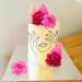 JeVenis Rosa Acrylic Minimalist Art Lady Face Cake Topper Pink Rose Cake Topper Gold Palm Leaves Wedding Cake Toppers for Wedding Bridal Shower Birthday Party - Buy Online on GoSupps.com