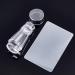 Niceneeded 4PC Nail Art Stamper Kit - Clear Jelly Stamper with Double Silicone Head & Scraper - Transparent Soft Stamp with Lid for Perfect Nail Designs - Buy Online on GoSupps.com