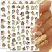 Valentines Day Angel Nail Art Stickers 6 Sheets Self-adhesive Nail Decals Heart Design Manicure Tips Nail Decor for Women Girls - Buy Online on GoSupps.com