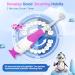 SEAGO Toddler Electric Toothbrush for Ages 0-3 | Smart Timer Suction Base & 4 Brushheads - Purple-C - Buy Online on GoSupps.com