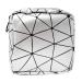 Honbay Simple Stylish Large Capacity Sanitary Napkin Bag Tampons Pouch Nursing Pad Holder Coin Purse Makeup Bag (Silver)