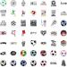 100PCS Soccer Stickers - Soccer Gifts for Teen Girls & Boys - Water Bottle Decals - Soccer Party Favors - Buy Online on GoSupps.com