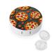 Contact Lens Case Pizza Food Print Plastic Contact Lens Case contact Lens Care Box ontact Lens Travel Box