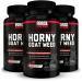 Horny Goat Weed for Men, 3-Pack, Natural Male Drive & Vitality Supplement with Natural Ingredients for Superior Absorption, Fundamental Series, 750mg, Force Factor, 180 Capsules 60 Count (Pack of 3)
