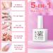 5-in-1 Builder Gel in a Bottle - Base Strengthening UV/LED Nail Polish for Extensions, Repair & Nail Art - 15ML Pink with 20 Nail Forms - Buy Online on GoSupps.com