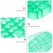 MAGICLULU 2 Pairs Slippers Quick Drying Shower Slippers Green Home Indoor Slippers Non Dorm Shoes Gym Foot Spa Soak Tub Shower Footware Massaging Travel Pvc Household Plastic Barrel 23x9cm 6x2pcs Greenx2pcs - Buy Online on GoSupps.com