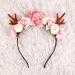 Elk Antler Headband | Floral Crown Headpiece for Carnival & Festival | Unique Hair Accessories - Buy Online on GoSupps.com
