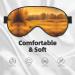 Autumn Golden Grass Night Blackout Eyeshade - Comfortable Elastic Strap for Travel Naps & Relaxation | International Shipping Available - Buy Online on GoSupps.com