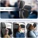 Yoocaa Car Headrest Pillow - Adjustable U Shaped Neck Support for Car Seat - Black - Kids & Adults - Buy Online on GoSupps.com