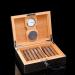 Cigar Humidor Luxury 2 Parts Large Capacity Cigar Humidor with Humidifier & Hygrometer Cigar Case - Buy Online on GoSupps.com