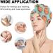 Super Absorbent Apricots Microfiber Hair Towel Wrap for Women | 10x26 Inch Hair Turban with Button | Fast International Shipping - Buy Online on GoSupps.com