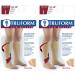 Truform 30-40 mmHg Knee High Open Toe Compression Stockings - Black 2X-Large 2 Pack | International Shipping Available - Buy Online on GoSupps.com