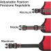 Shop Heele Dog Crockery & No-Pull Dog Harness - Reflective Breathable Padded Handle for Medium Dogs - Red - Buy Online on GoSupps.com