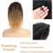 Ponytail Extensions 10-20" Drawstring Ponytail Extensions Kinky Curly Ponytail Hairpiece Ombre Human Hair Ponytail Clip In Afro Curly Remy Hair Pony Tail for Women for Women (Size : 18inches) - Buy Online on GoSupps.com