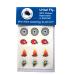 Urinal Fly Toilet Stickers 12 Pack Bee Fire Ladybug Target 80% Cleaner Bathrooms in Minutes!
