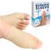 All Things Accessory Bunion Support Sleeve with Silicone Gel Bunion Pads 2 Pack Toe Protectors for Big Toe Bunion Pain Relief and Support One-Size S-M US 6-10