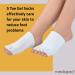 Medipaq Gel Toe Socks - Orthopaedic Cushioned Moisturising Socks for Athlete's Foot - White (1 Pair) - Buy Online on GoSupps.com