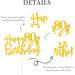 onehous Happy 80th Birthday Cake Topper Gold 80th Birthday Decoration Cake Topper 80th Birthday Cake Topper With Glitter Star Cupcake Topper Cake Decorations for Women Men 80th Birthday Decoration Gold 80th - Buy Online on GoSupps.com