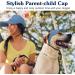 Pawaboo Pet Baseball Cap - Adjustable Sun Hats for Dogs & Kids | 2-Pack Family Outdoor Caps in Blue - Ear Holes & Chin Straps for Sun Protection - Buy Online on GoSupps.com