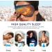 WELLDAY Basketball in Fire and Water Night Sleep Mask - Soft Comfort Eye Shade for Men and Women - Adjustable Strap for Complete Light Blockout - Buy Online on GoSupps.com