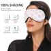 Adjustable Light Blocking Eye Mask for Deep Sleep - Haskirky Comfortable Eye Cover for Travel, Yoga, Meditation - Pink Watercolor Design - Men and Women - Buy Online on GoSupps.com