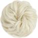 Yamel Messy Bun Hair Extension Updo Scrunchie Platinum Blonde #60 - Women's Curly Hair Piece - Buy Online on GoSupps.com