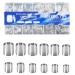 Short Nail Tips - 600PCS Half Matte Soft Gel Nail Tips Full Cover False Nails Tips Clear Acrylic Fake Nails Tips for Press On Nails Short 12 Size 600 PCS (600-Short-C) C Short