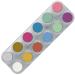 Grima's professional make-up pallet Water Make-up Pearl 12 shiny colors 12x2.5ml high-quality glossy child make-up/carnival make-up on water-based 12 pieces-Pearl (glossy)
