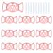 Mask holder for children support with ear loops internal support frame for children reusable washable 10 pieces (pink)