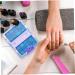 Housoutil Nail Art Card Holder Nail Template Organzier Nail Art Plate Bag Rectangular Nail Shell Stamp Template Holder Nail Art Stamp Plate Holder Nail Stamp Bracket As Manicure Purple 19x14.5cm Purple - Buy Online on GoSupps.com