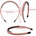 Duufin 8 Pieces Teeth Comb Headband Set - Non-slip Hairbands for Women and Girls in 8 Vibrant Colors - Buy Online on GoSupps.com
