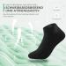 Momoshe Unisex Cotton Sneaker Socks - 10 Pairs (5 Grey 5 Black) for Men & Women | Comfortable Short Sports Socks Size 47-50 | International Shipping - Buy Online on GoSupps.com