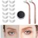 Lower Eyelash Stamp - Easily Apply Stamp for Natural Lower Eyelashes | Eye Lashes Beauty Products for Party Traveling Home Working Dating Gathering Hamil Pink Left and Right Handles + 6 Pairs of Replaceme - Buy Online on GoSupps.com