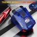 Cyberpunk Mini Electric Shaver - Portable Waterproof Razor for Men Wet & Dry Travel Shaver with Smart Display Rechargeable Cordless for Home Office & Car | Gifts in Blue - Buy Online on GoSupps.com