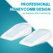 Upgraded Gel Heel Cups for Heel Pain Relief | Cushions for Plantar Fasciitis & Achilles Tendonitis | Shock Absorption Inserts (Women 6.5-12 Men 5.5-11) - Clear - Buy Online on GoSupps.com
