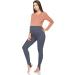 FUTURO FASHION Women's Maternity Fleece Lined Leggings - Over Bump Belly Support - High Waisted Winter Pants - 8-22 UK Sizes - Denim - Buy Online on GoSupps.com