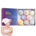 Aromatherapy Shower Bombs | Spa Bombs Set | Handmade Shower Bombs Spa Bombs Natural Sea Salt Shower Bombs Fragrant Bubble Bath Bomb Shower Bombs for Bubble Spa